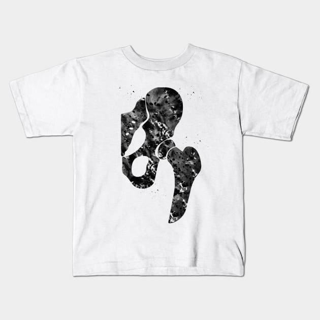 Hip Joint Kids T-Shirt by erzebeth